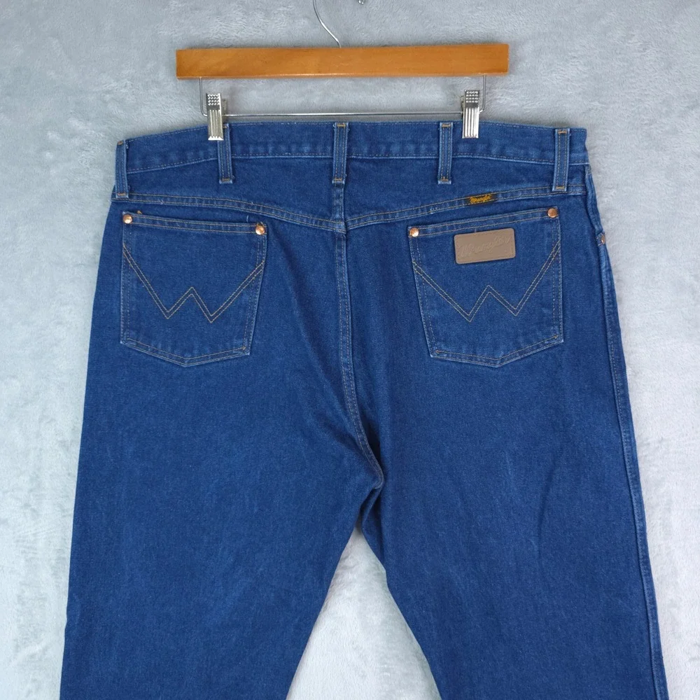 Wrangler Jeans Mens 40x32 Blue Cowboy Cut Original‎ Fit Straight Leg Western